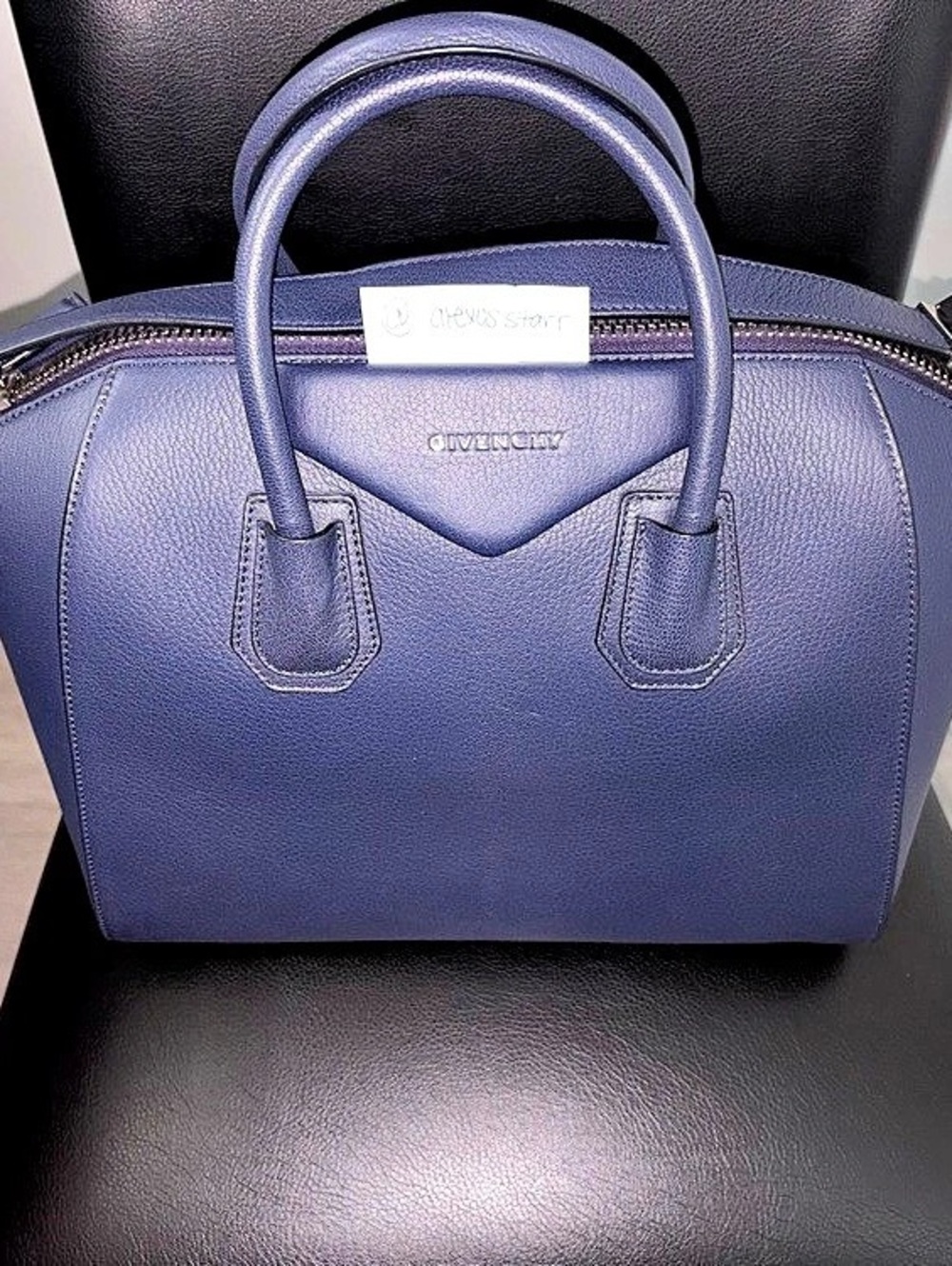 Givenchy Antigona Navy Leather